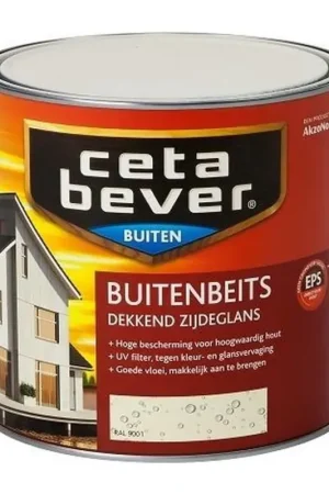 Alleen Vandaag CetaBever Buitenbeits Dekkend Ral 9001